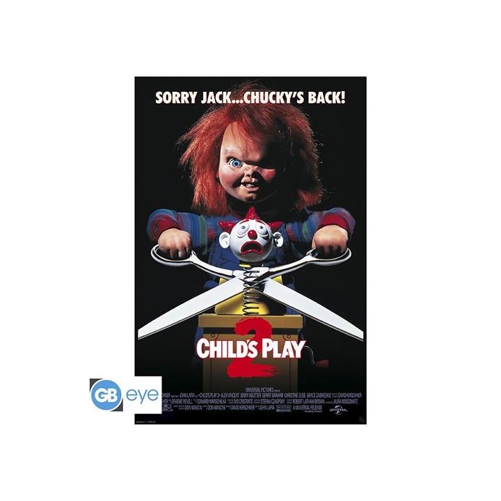 ABYSTYLE CHILD'S PLAY : CHUCKY - Poster grande "Chucky 2" (91.5x61)