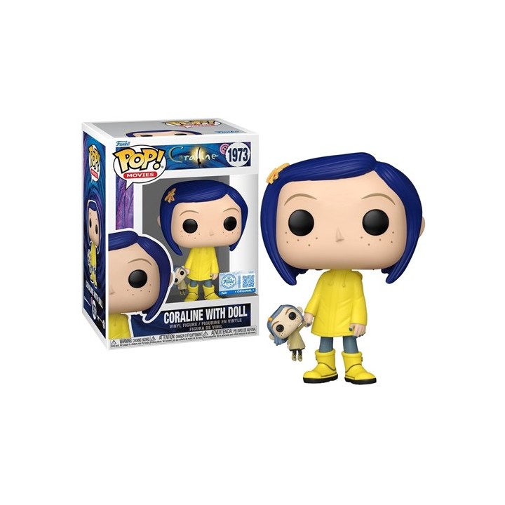 FUNKO POP Movies: Coraline - 1973 Coraline With Doll (Exclusive) 9cm..
