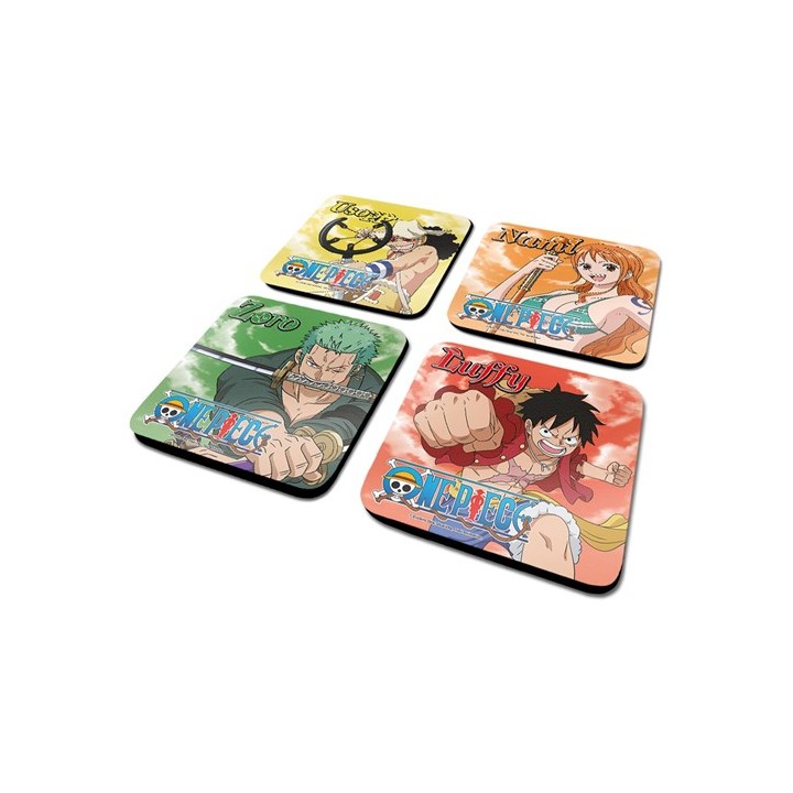 PYRAMID ONE PIECE (CHARACTERS) COASTER SET