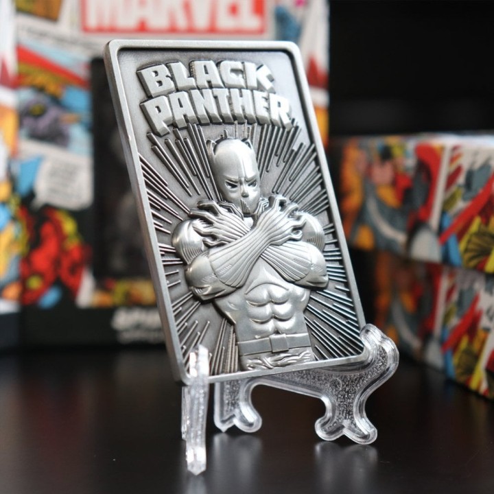 Marvel Comics : Black Panther - Lingotto da collezione con stampa in rilievo Limited Edition (7.5x5cm)