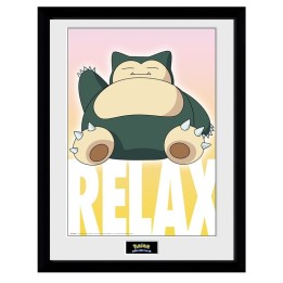 ABYSTYLE POKEMON - Poster incorniciato: "Snorlax" (30x40)