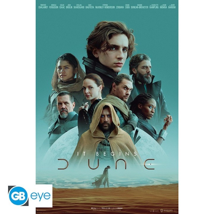 ABYSTYLE DUNE - Poster Maxi 91.5x61 :" Dune part 1 except CZE+SK"