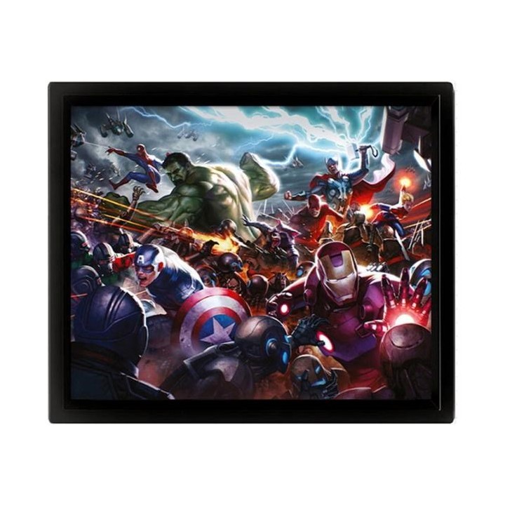 PYRAMID MARVEL FUTURE FIGHT (HEROES ASSAULT) FRAMED 3D