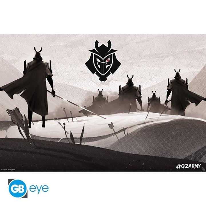 ABYSTYLE G2 ESPORTS - Poster grande: "Samurai" (91.5x61)