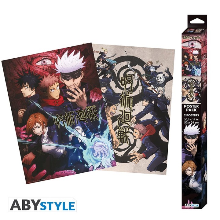 ABYSTYLE JUJUTSU KAISEN - Set 2 Poster: Group and schools