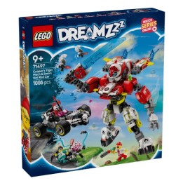LEGO 71497 Mech tigre di Cooper e Bolide di Zero
