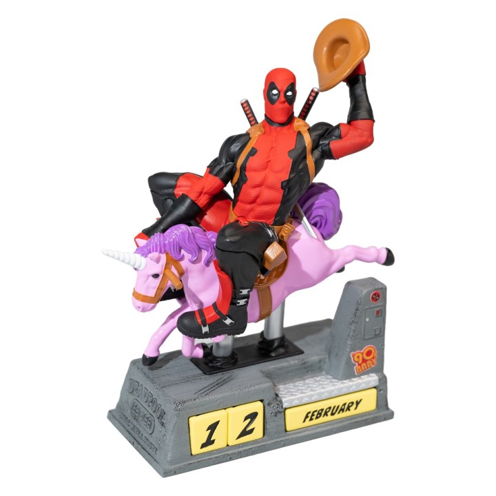 ERIK. MARVEL CALENDARIO PERPETUO 3D MARVEL DEADPOOL