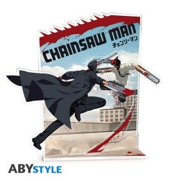 ABYSTYLE CHAINSAW MAN - Acryl Diorama 2D: "Denji vs demons"