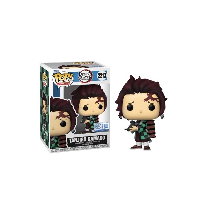 FUNKO POP Animation: Demon Slayer - 2213 Tanjiro Kamado with Crow (Ex.