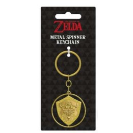 PYRAMID THE LEGEND OF ZELDA (TRIFORCE) METAL SPINNER KEYCHAIN