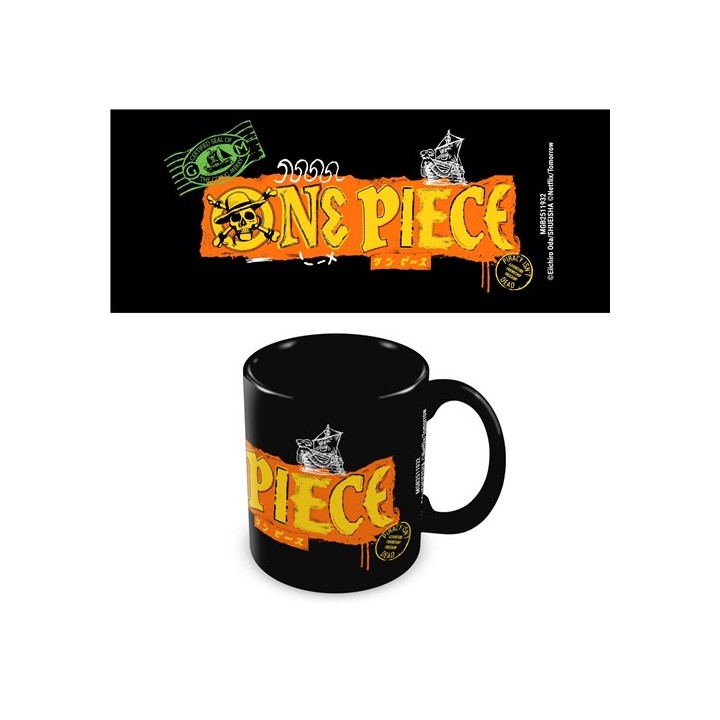 PYRAMID ONE PIECE LIVE ACTION SERIES 2 (YELLOW LOGO) BLACK POD MUG