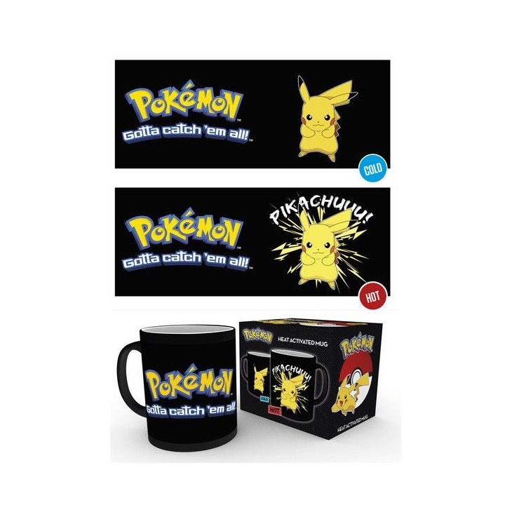 ABYSTYLE POKEMON - Tazza termosensibile 320 ml - Pikachu