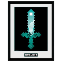 ABYSTYLE MINECRAFT - Poster incorniciato: "Diamond Sword"