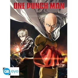ABYSTYLE ONE PUNCH MAN - Poster 52x38 : " Saitama & Genos"