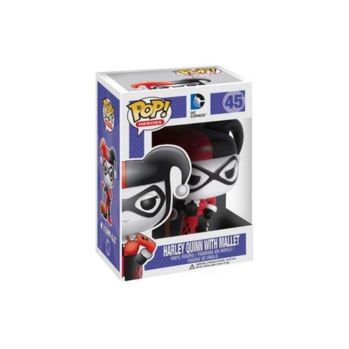 FUNKO POP DC Comics - 45 Harley Queen with Mallet 9 cm (DAMAGED BOX)