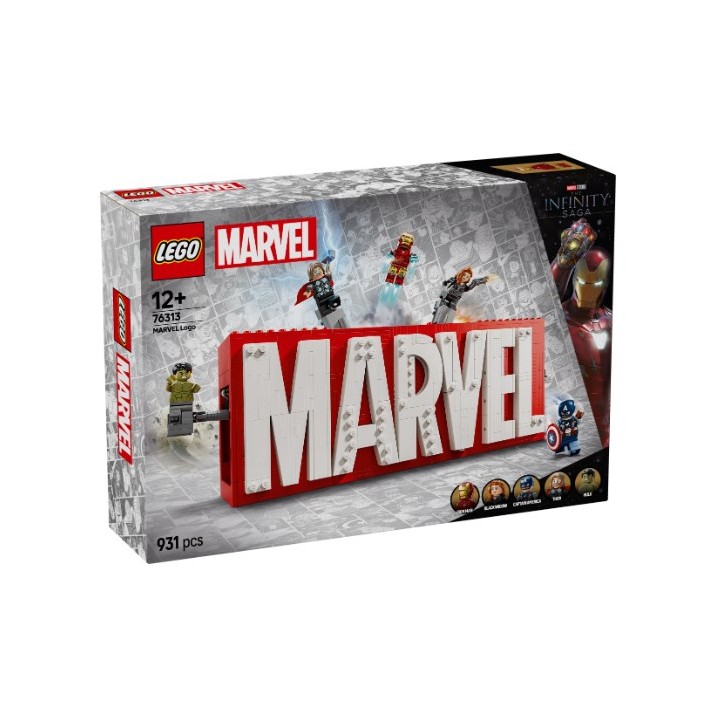LEGO 76313 SUPER HEROES MARVEL - Logo e Minifigure MARVEL