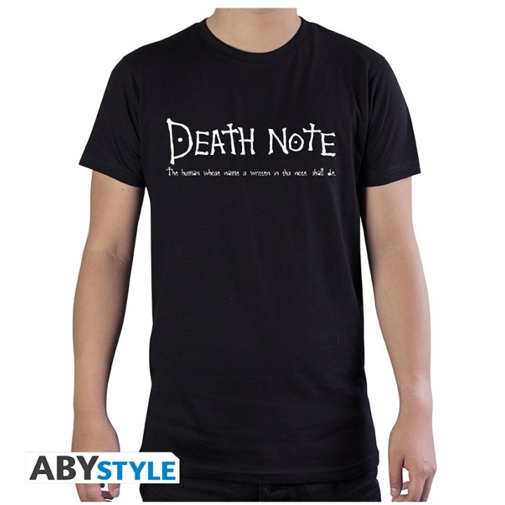 DEATH NOTE - Tshirt "Death Note" man SS Black - New Fit*Large - Men's T-shirts
