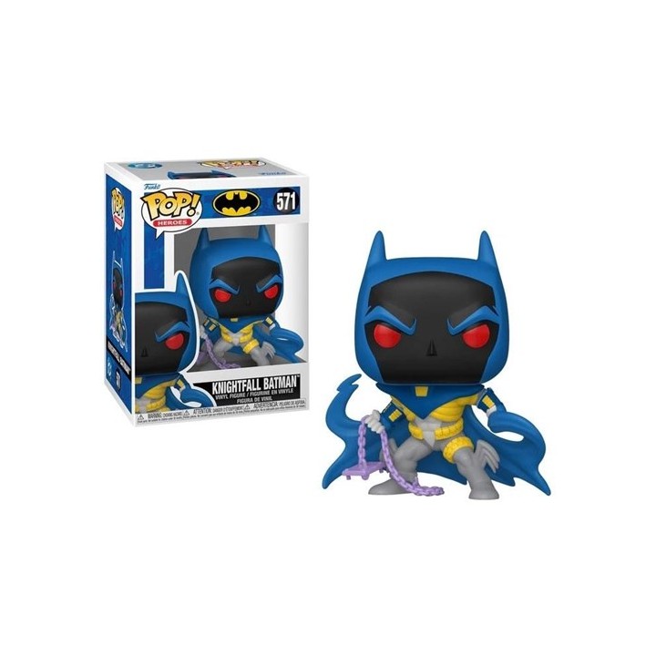 FUNKO POP Heroes: DC Dark Multiverse Thru Years- Knightfall Batman(90's) 9 cm