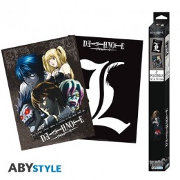 ABYSTYLE DEATH NOTE - Set 2 Poster: "L & Group" (52x38)
