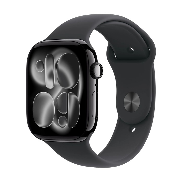 APPLE WATCH SERIES 11GPS46MMJET BLACK ALUMINIUM CASE WITH BLACK SPORT.