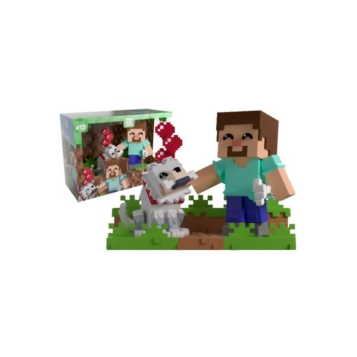 YOUTOOZ Minecraft - Taming a Wolf 13cm