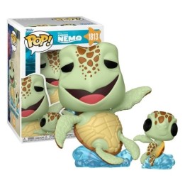 FUNKO POP Disney: Finding Nemo - 1813 Crush with Squirt 9cm