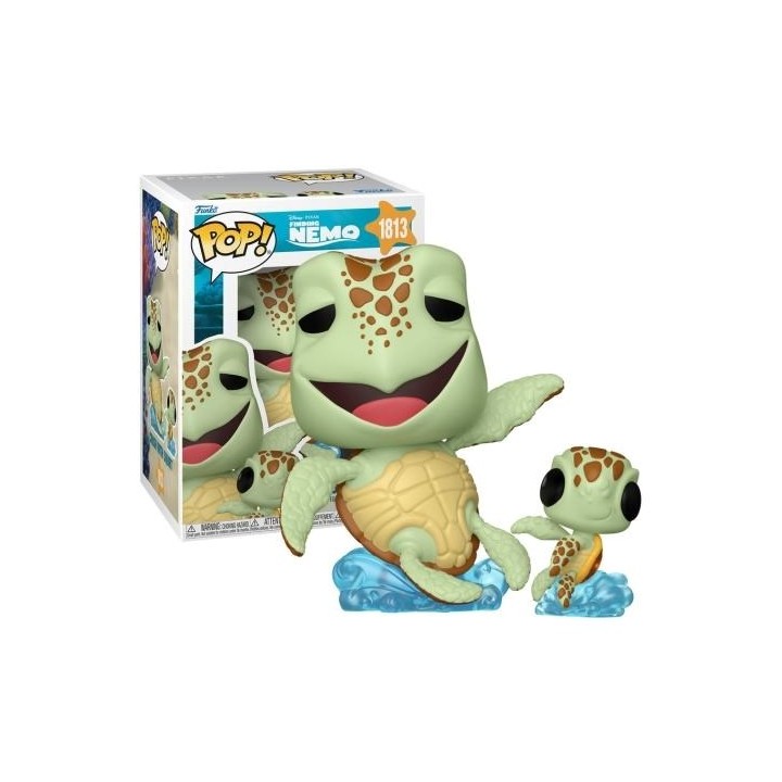 FUNKO POP Disney: Finding Nemo - 1813 Crush with Squirt 9cm