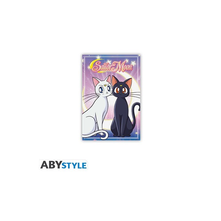 ABYSTYLE SAILOR MOON - Standard Magnet - Luna and Artemis