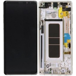 TOUCHSCREEN + DISPLAY LCD DISPLAY COMPLETO + FRAME PER SAMSUNG GALAXY.
