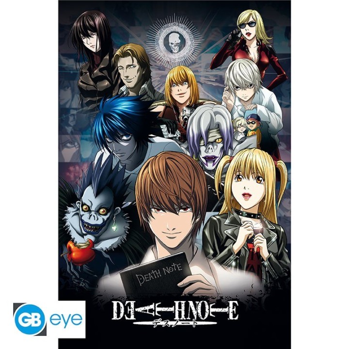 ABYSTYLE DEATH NOTE - Poster grande: "Protagonists" (91.5x61)