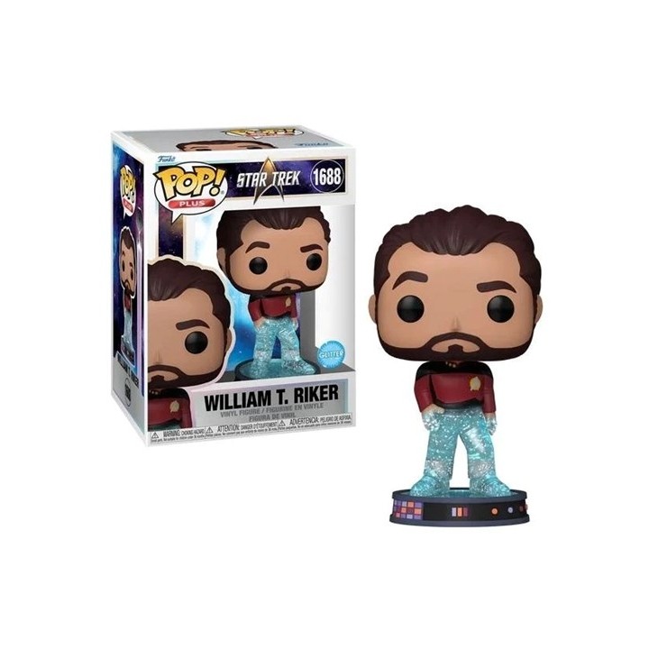 FUNKO POP Plus: Star Trek Transporter- Riker 9 cm