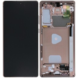 TOUCHSCREEN + DISPLAY LCD DISPLAY COMPLETO + FRAME PER SAMSUNG GALAXY.