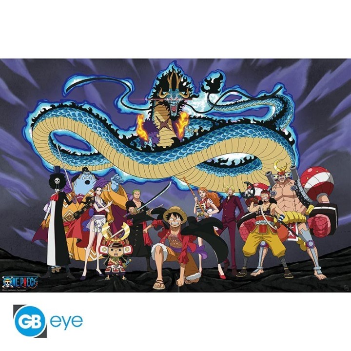 ABYSTYLE ONE PIECE - Poster grande: "The crew versus Kaido" (91.5x61)