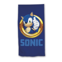 SONIC THE HEDGEHOG - Asciugamano / Telo mare "Ring" (70 x 140cm)