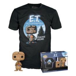 FUNKO POP Funko & Tee (Adulto): E.T. - E.T. w/Candy T-Shirt (M)