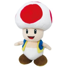 Nintendo Together+ - Peluche Super Mario - Toad red 20 cm