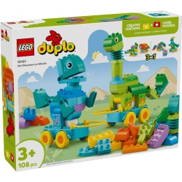 LEGO 10451 Dinosauri su ruote 3 in 1