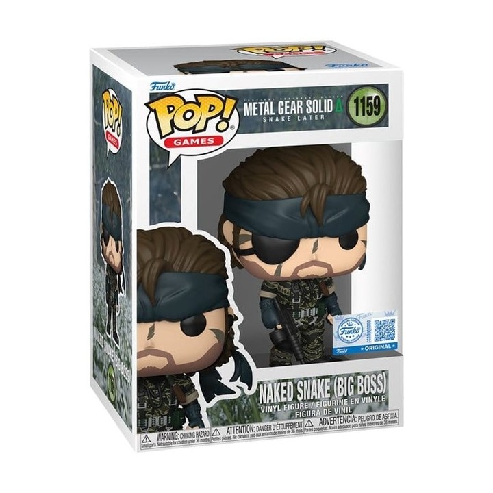 FUNKO POP Games: Metal Gear Solid - 1159 Naked Snake (Big Boss) (Exclusive) 9cm