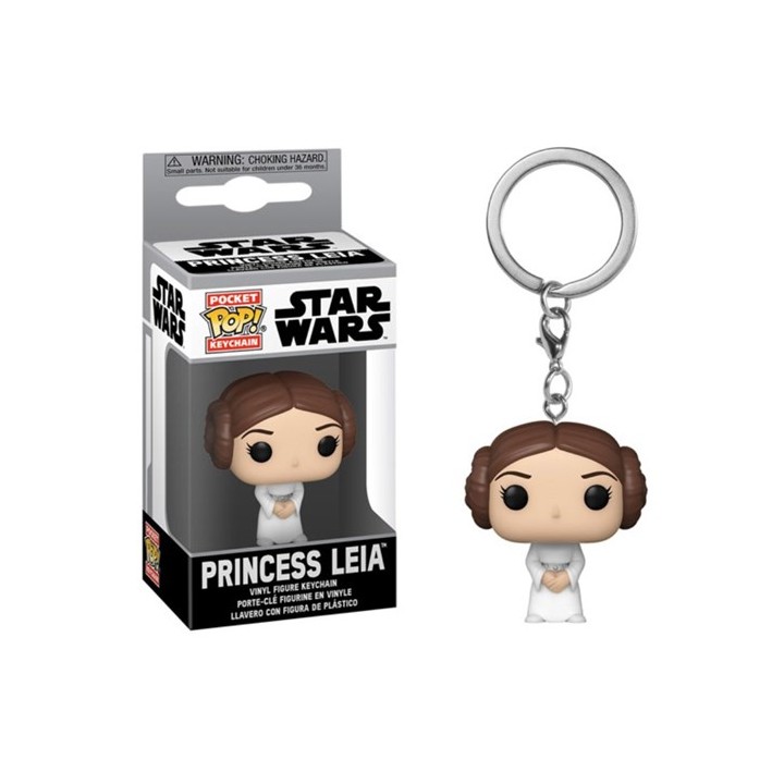 FUNKO POP Keychain: Star Wars - Princess Leia (REPRINT 02/27)