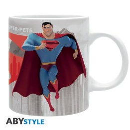 ABYSTYLE DC LEAGUE OF SUPER-PETS - Tazza 320 ml : "Krypto e Superman"