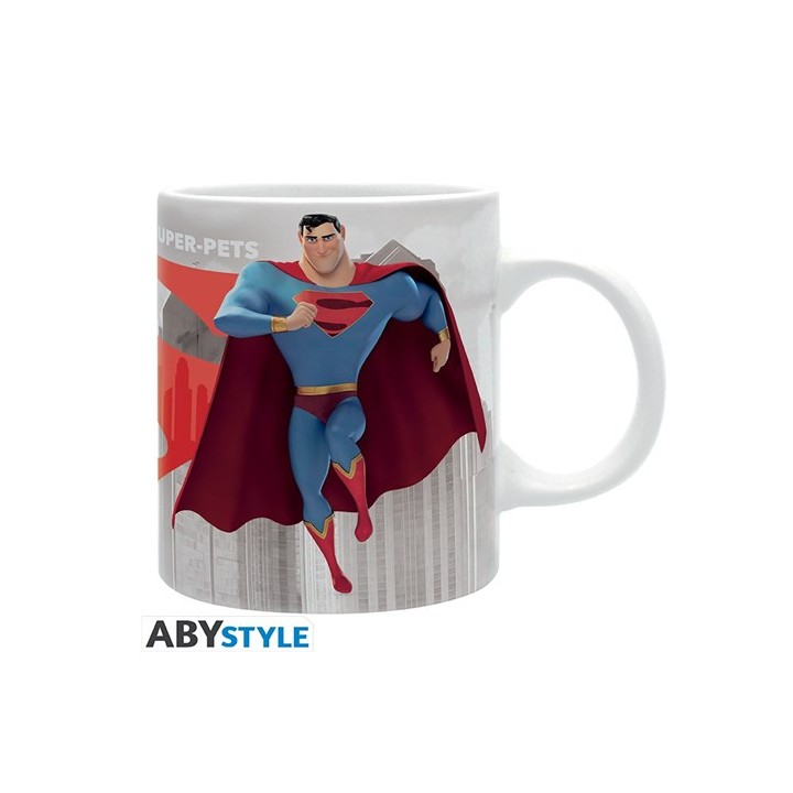 ABYSTYLE DC LEAGUE OF SUPER-PETS - Tazza 320 ml : "Krypto e Superman"