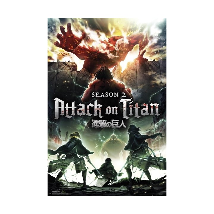 ABYSTYLE ATTACK ON TITAN - Poster grande: "Key Art S2" (91.5x61)