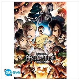 ABYSTYLE ATTACK ON TITAN - Poster grande: S2 Key Art (91.5x61)