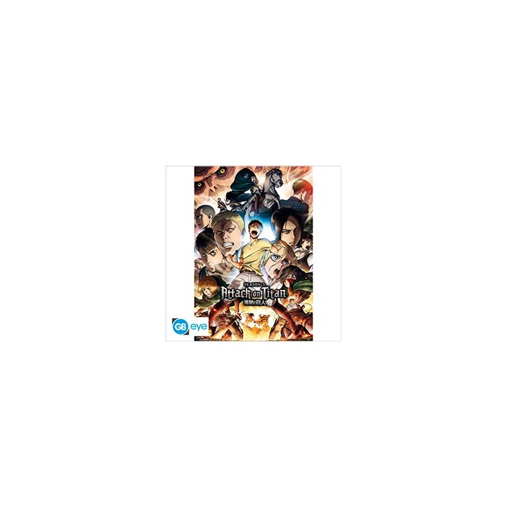 ABYSTYLE ATTACK ON TITAN - Poster grande: S2 Key Art (91.5x61)