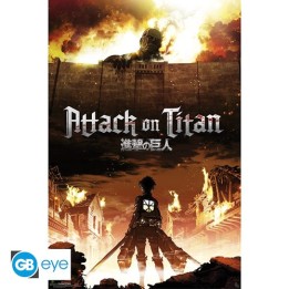 ABYSTYLE ATTACK ON TITAN - Poster Maxi 91.5x61 :"Key Art"