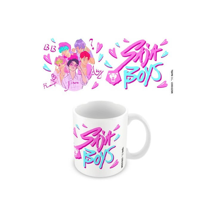 PYRAMID K-POP DEMON HUNTERS (SAJA BOYS) WHITE MUG