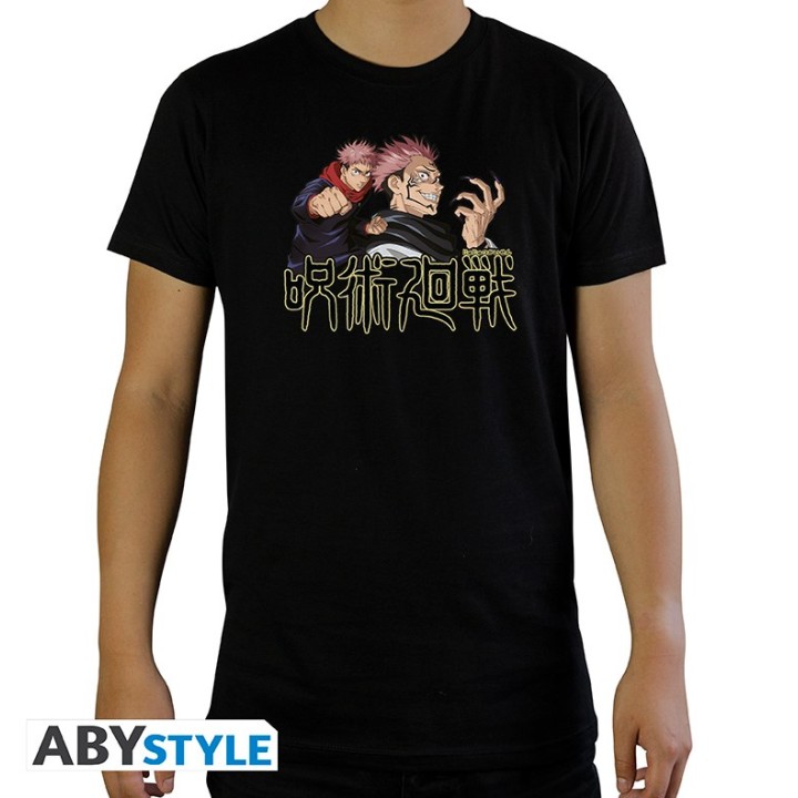 JUJUTSU KAISEN - Tshirt "Itadori & Sukuna" manblack-basic SEE TEX807*Medium - Men's T-shirts