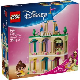LEGO 43291 Disney - Mini-Belle e Mini-Tiana con Castello