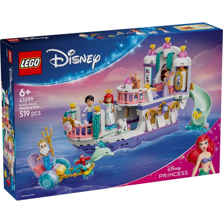 LEGO 43299 DISNEY - La barca nuziale di Ariel