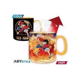 ABYSTYLE ONE PIECE - Tazza termosensibile 460 ml - Luffy & Sabo